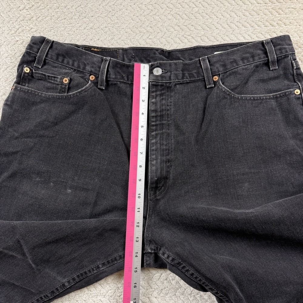 Vintage Levi's 550 Relaxed Fit Jeans‎ Mens 44x30 Faded Black Denim Jeans Y2K USA - Picture 9 of 16